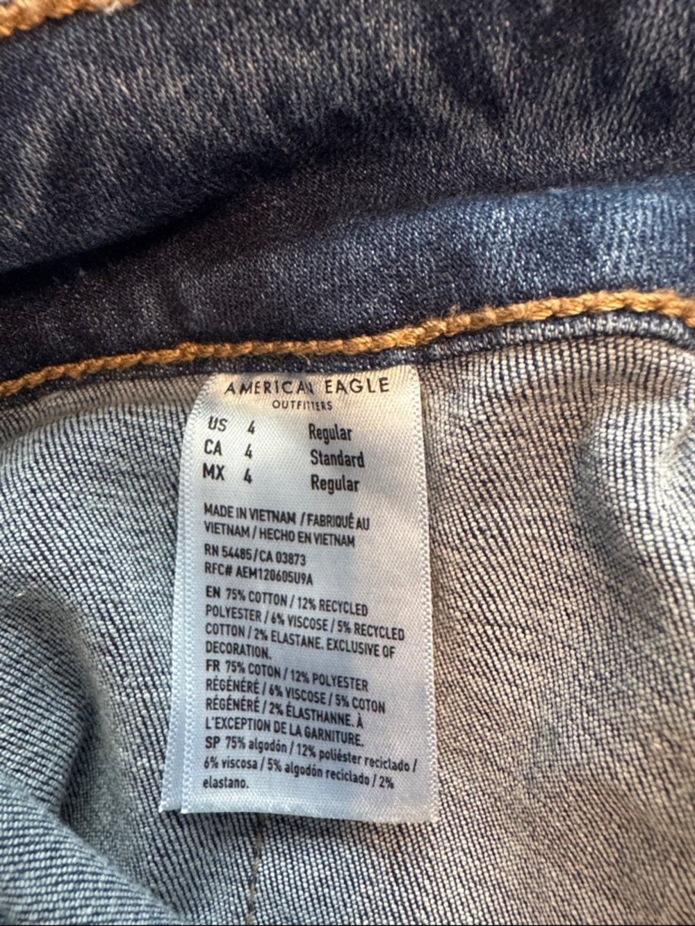 American Eagle Outfitters Women's Artist Crop Capri/Ankle Jeans - Picture 10 of 11